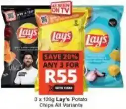 Checkers Lay's Potato Chips All Variants offer