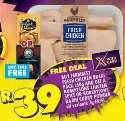 Shoprite Farmbest fresh chicken braai pack offer