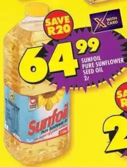 Shoprite Sunfoil pure sunflower seed oil offer
