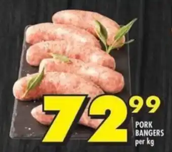 Shoprite Pork Bangers offer