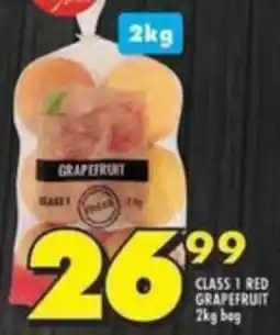 Shoprite Class 1 red grapefruit offer