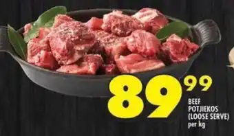 Shoprite Beef potjiekos offer