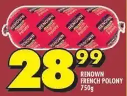 Shoprite Renown french polony offer