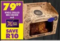 Shoprite Whole grilled bbq chicken offer