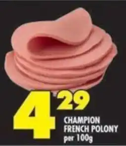 Shoprite Champion french polony offer