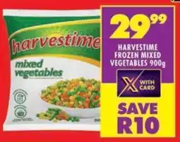 Shoprite Harvestime frozen mixed vegetables offer