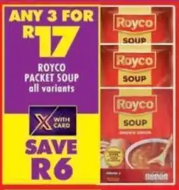 Shoprite Royco packet soup all variants offer