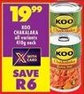 Shoprite Koo chakalaka all variants offer