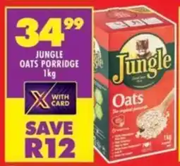Shoprite Jungle oats porridge offer
