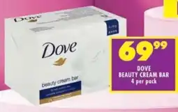 Shoprite Dove beauty cream bar offer
