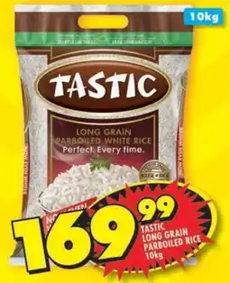 Shoprite Tastic long grain parboiled rice offer
