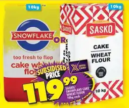 Shoprite Sasko/ snowflake cake wheat flour offer