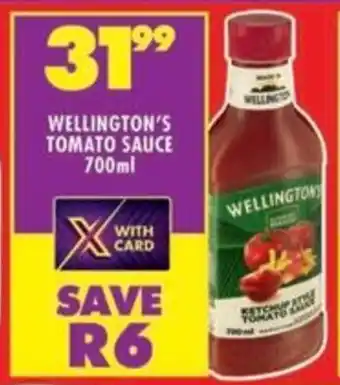 Shoprite Wellington's tomato sauce offer
