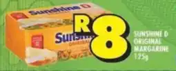 Shoprite Sunshine d original margarine offer