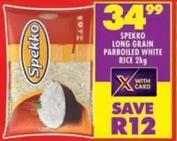 Shoprite Spekko long grain parboiled white rice offer
