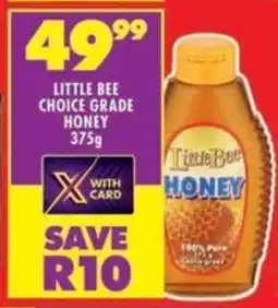 Shoprite Little bee choice grade honey offer