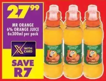 Shoprite Mr orange 6% orange juice offer