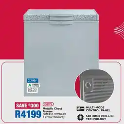 OK Furniture Defy Metallic Chest Freezer offer