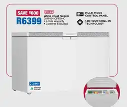 OK Furniture Defy White Chest Freezer DMF454 CF410HC offer