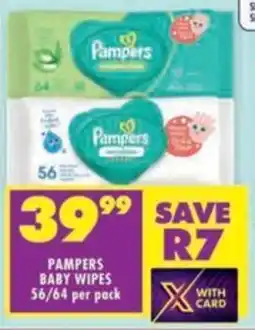 Shoprite Pampers baby wipes offer