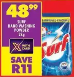 Shoprite Surf hand washing powder offer