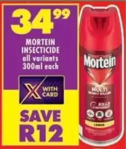 Shoprite Mortein insecticide all variants offer