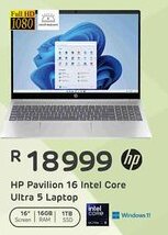Computer Mania HP Pavilion 16 Intel Core Ultra 5 Laptop offer