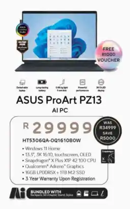 Computer Mania ASUS ProArt PZ13 offer