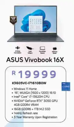Computer Mania ASUS Vivobook 16X offer