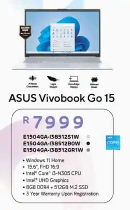 Computer Mania ASUS Vivobook Go 15 offer