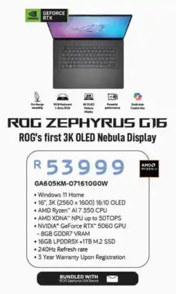 Computer Mania ROG Zephyrus G16 offer