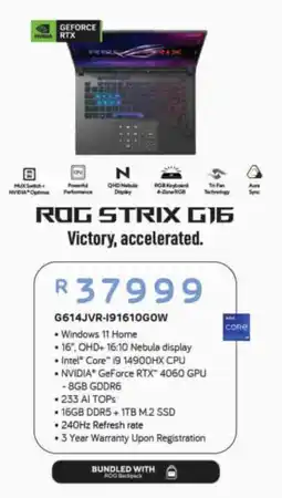 Computer Mania ROG Strix G16 offer