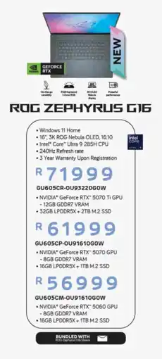 Computer Mania ROG ZEPHYRUS G16 offer
