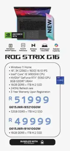 Computer Mania ROG Strix G16 offer
