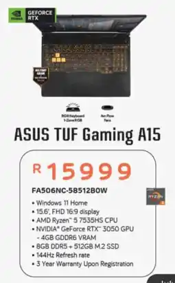 Computer Mania ASUS TUF Gaming A15 offer