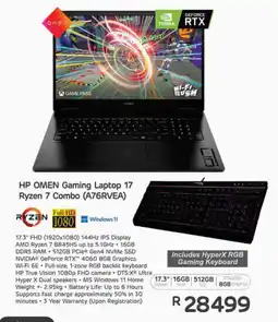 Computer Mania HP OMEN Gaming Laptop 17 Ryzen 7 Combo offer