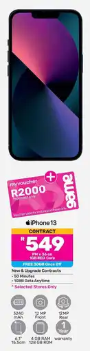 Game iPhone 13 offer