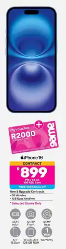 Game iPhone 16 offer