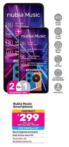 Game Nubia Music Smartphone offer