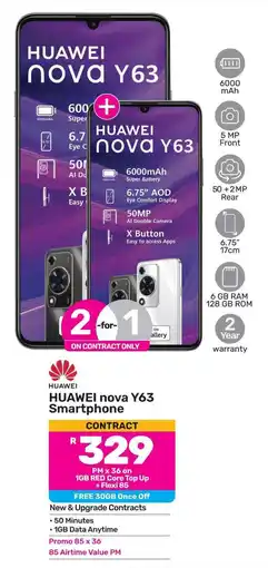 Game HUAWEI Nova Y63 Smartphone offer