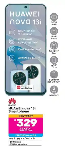 Game HUAWEI Nova 13i Smartphone offer