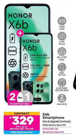 Game HONOR X6b Smartphone offer