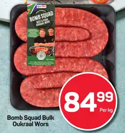 Pick n Pay Hypermarket Bomb Squad Bulk Oukraal Wors offer