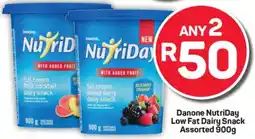 Pick n Pay Hypermarket Danone NutriDay Low Fat Dairy Snack Assorted offer