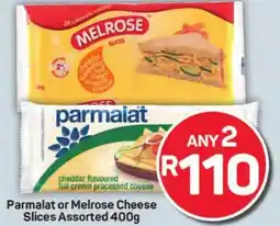 Pick n Pay Hypermarket Parmalat or Melrose Cheese Slices Assorted offer