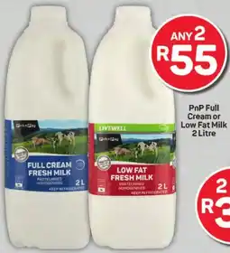 Pick n Pay Hypermarket PnP Full Cream or Low Fat Milk offer