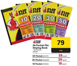Makro Flip File A4 Pocket File Display Book offer