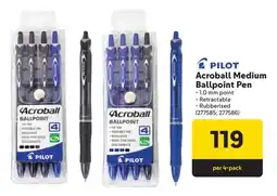 Makro PILOT Acroball Medium Ballpoint Pen offer