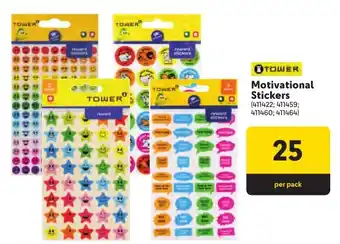 Makro Tower Motivational Stickers offer