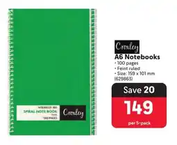 Makro Croxley A6 Notebooks offer